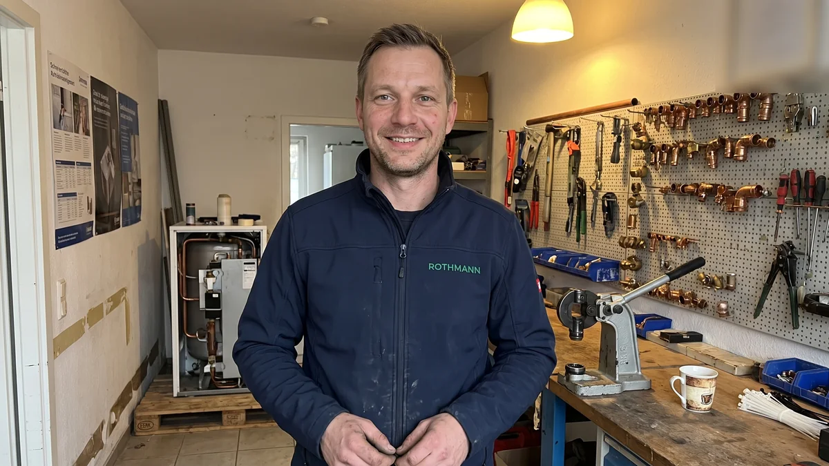 Christoph Rothmann – Inhaber · Installateur- und Heizungsbauermeister · Meisterbetrieb