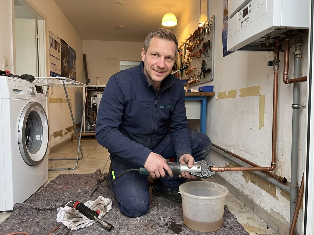 Christoph Rothmann bei der Arbeit